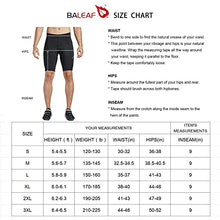 Load image into Gallery viewer, BALEAF Men's Cycling Shorts 3D Padded Road Bike Bicycle Riding Tights MTB Cycle Gravel Biking Pockets UPF 50+ Black Size L
