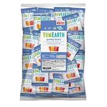 Load image into Gallery viewer, YumEarth Gluten Free Fruit Flavored Gummy Bears, Assorted Flavors, 43 Snack Packs, Allergy Friendly, Gluten Free, Non-GMO, No Artificial Flavors or Dyes, 0.7 Ounce (Pack of 43)

