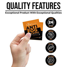 Load image into Gallery viewer, Care Touch Anti Fog Wipes for Glasses, 100 Individually Wrapped Antifog Lens Wipes
