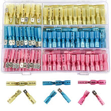 Load image into Gallery viewer, Sopoby 220pcs Wire Spade Connectors, Heat Shrink Female Male Spade Terminals Electrical Crimp Connector Kit
