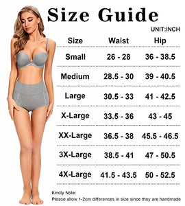 High Waisted Underwear For Women Cotton C Section Postpartum Essentials Stretch Panties Soft Breathable Maternity Tummy Control Briefs for Ladies (Multipack,Medium)