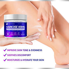 Load image into Gallery viewer, Varicose Veins Cream, Varicose Vein &amp; Soothing Leg Cream, Natural Varicose &amp; Spider Veins Treatment, Strengthen Capillary Health, Improve Blood Circulation, Tired and Heavy Legs Fast Relief 2oz
