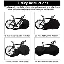 Load image into Gallery viewer, XINLU Evil Scary Clown Monster Bicycles Covers Wheel Cover Bike Bicycle Dust Cover Wheel Cover Keeps Floors and Walls Dirt-Free Fit Almost All Bicycles
