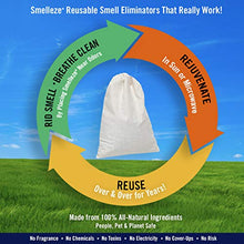 Load image into Gallery viewer, SMELLEZE Dead Animal Smell Eliminator Deodorizer Pouch: Rid dead rat smells, dead animal odors, dead mouse odor &amp; dead rodent smell - even in wall

