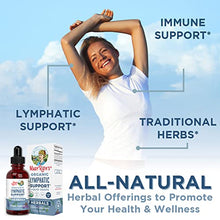 Load image into Gallery viewer, Lymphatic Drainage Drops | Lymphatic Drainage | USDA Organic Lymphatic Drainage for Immune Support | Lymphatic Support Supplement | Vegan | Non-GMO | Gluten Free | 1 Fl Oz
