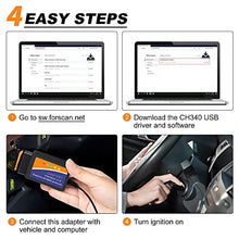 Load image into Gallery viewer, OBDMONSTER ELM327 FORScan OBD2 USB Adapter for Windows, ELMconfig Scanner with MS CAN/HS CAN Switch for F150 F250 Car and Light Truck, Diagnosis on Windows with V1.5 PIC18F25K80 Chip

