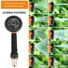 Load image into Gallery viewer, [New Generation] 100ft Garden Expandable Hose - Best Flexible Water Hose Garden - 9-Pattern High-Pressure Water Spray Nozzle and Durable 4-Layers Latex Core- No Kink Leakproof Water Hose
