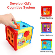 Load image into Gallery viewer, LBLA Baby Activity Cube Center Early Learning Educational Music Toys for Toddlers Flashing Shape Sorter for Babies Kids
