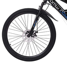 Load image into Gallery viewer, Lroplie R2 Commuter Aluminum Road Bike 21 Speed Bicycle Full Suspension MTB, 26in Carbon Steel Mountain Bike (Black （26 in 21 Speed）)
