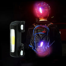 Load image into Gallery viewer, Thorfire Bike Lights Ultra Bright Cycling Lights USB Rechargeable Bicycle Tail Light Red/Blue/White 7 Light Modes, High Intensity Rear LED Fits On Any Road Bikes, Helmets for Optimum Cycling Safety
