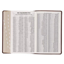 Load image into Gallery viewer, KJV Holy Bible, Giant Print Standard Size Faux Leather Red Letter Edition - Ribbon Marker, King James Version, Medium Brown
