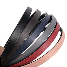 Load image into Gallery viewer, Skinny Leather Covered Twist Headband Hair Bows Hair Loop Clasp Glitter Hairbands for Women and Girls (6pcs/set) (1)
