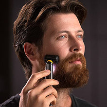 Load image into Gallery viewer, MicroTouch SOLO Titanium, Rechargeable Beard &amp; Body Razor that Trims, Edges, Shaves, and Grooms
