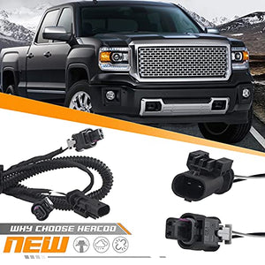 HERCOO Tailgate Step Light LED Truck Bed Multi-Pro Lamp Wire Harness Compatible with GMC Sierra 1500 2500 HD 3500 HD 2020-2021 Chevrolet Silverado 1500 2500 HD 3500 HD 2020