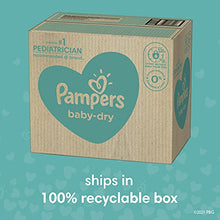 Load image into Gallery viewer, Diapers Size Newborn/Size 0 (&lt; 10 lb), 104 Count - Pampers Baby Dry Disposable Baby Diapers, Super Pack
