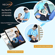 Load image into Gallery viewer, Cervical Neck Traction Device by NeckFix for Instant Neck Pain Relief - Adjustable Neck Stretcher Collar for Home Traction Spine Alignment [Model 2019] + Bonus (12-17 inch)
