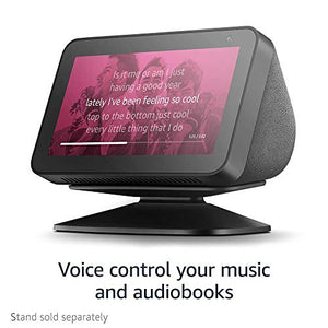 Certified Refurbished Echo Show 5 (1st Gen, 2019 release) – Compact smart display with Alexa - Charcoal