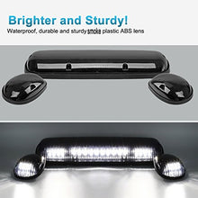Load image into Gallery viewer, Partsam 3pcs Smoke Cover Lens White 30 LED Cab Marker Roof Running Top Lights Assembly + Wire Pack Compatible with Silverado/ Sierra 1500 1500HD 2500 2500HD 3500 2002 - 2007 Truck
