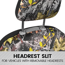 Load image into Gallery viewer, BDK Camo Car Seat Covers Full Set with Camo Car Floor Mats – Complete Interior Protection Set, Realistic Green Forest Camouflage Pattern, Camoflauge Interior Accessories for Auto Truck Van &amp; SUV
