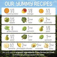 Load image into Gallery viewer, Happy Baby Organics Clearly Crafted Stage 2 Baby Food, Fruit Veggie Variety Pack, 4 Ounce Pouch (Pack of 10) (Flavors may Vary)
