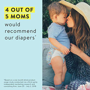 The Honest Company Diapers - Newborn, Size 0 - Pandas Print | TrueAbsorb Technology | Plant-Derived Materials | Hypoallergenic | 128 Count