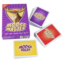 Load image into Gallery viewer, MOOSE MASTER - A Hilarious Party Card Game – Easy Set Up - Will Have Everyone Laughing from The Start - for Fun People Looking for a Hilarious Night in A Box – Laugh Until You Cry Fun
