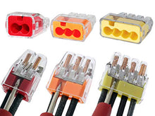 Load image into Gallery viewer, Ideal in-Sure 2-Port x25, 3-Port x25, 4-Port x25, Non-Twist Connector for Solid, Stranded, and Tin Bonded Wire
