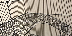 Mcage New 3 Levels Ferret Chinchilla Sugar Glider Rats Animal Cage 24" L x 16" W x 24" H with Tight 3/8-Inch Bar Spacing