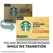Load image into Gallery viewer, Starbucks Blonde Roast K-Cup Coffee Pods — Veranda Blend for Keurig Brewers — 1 box (10 pods total)
