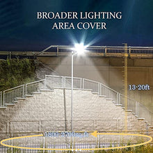 Load image into Gallery viewer, LOVUS 100W Commercial Solar Street Light Dusk to Dawn with Radar Sensor and Remote Control, Two Mount Ways Wall/Pole, IP65 Waterproof Solar Lights for Garden,Parking Lot

