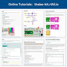 Load image into Gallery viewer, SunFounder Raspberry Pi Pico Starter Kit with 40 Projects Online Tutorials, MicroPython C Piper Make Code, One-Stop Learning Electronics and Programming for Raspberry Pi Arduino Beginners &amp; Experts
