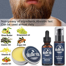 Load image into Gallery viewer, Beard Growth Kit,Beard Grooming Kit,Beard Kit W/Beard Roller,Beard Growth Oil,Beard Wash, Beard Balm,Comb,Brush,Shaving Scissors,Bag,E-book,Stocking Stuffers Birthday Gifts for Fathers Dad Men Him
