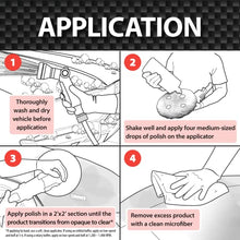 Load image into Gallery viewer, Malco Accelerate All-in-One Polish &amp; Protection - One-Step Car Polishing Compound Designed to Remove Light to Medium Paint Defects/Deep Glossy Finish with 90-Day Protection (261032)
