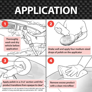 Malco Accelerate All-in-One Polish & Protection - One-Step Car Polishing Compound Designed to Remove Light to Medium Paint Defects/Deep Glossy Finish with 90-Day Protection (261032)