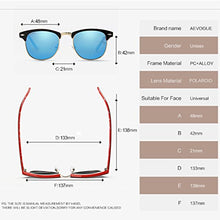 Load image into Gallery viewer, AEVOGUE Polarized Sunglasses Semi-Rimless Frame Brand Designer Classic AE0369 (Tortoise&amp;G15, 48)
