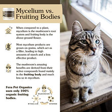 Load image into Gallery viewer, FERA PET ORGANICS Mushroom Blend for Dog and Cat Immune Support - USDA Organic Certified - for Cognitive Health, Vitality, and Immune Support, Made in The USA, 120 Servings, 60g
