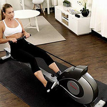 Load image into Gallery viewer, Sunny Health &amp; Fitness Magnetic Rowing Machine Rower w/ LCD Monitor
