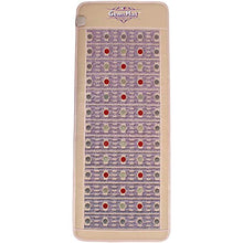 Load image into Gallery viewer, GemsMat - Leon- Far Infrared Amethyst Jade Tourmaline Crystal Heat Stone Mat (60"L x 24"W) - Red Light 16 Photon FIR Therapy -FDA Registered Manufacturer -Adjustable Timer &amp; Temperature - Heating Pad
