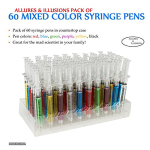 Allures & Illusions Syringe Pen (60-Pack), Mixed Color