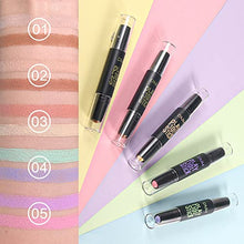 Load image into Gallery viewer, 5Pcs Dual-Head Cream Contour Sticks Makeup Kit,Face Makeup Highlighter Pencil&amp;Contouring Makeup kit,Contour Highlight Stick,Makeup Concealer Stick, Primer Face Makeup,Highlighter Makeup Stick Concealer

