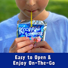 Load image into Gallery viewer, Kool-Aid Jammers Blue Raspberry Artificially Flavored Kids Soft Drink (10 ct Box, 6 fl oz Pouches)
