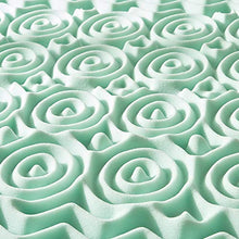 Load image into Gallery viewer, Best Price Mattress 1.5 Inch 5-Zone Memory Foam Mattress Topper, Calming Aloe Vera Infusion, CertiPUR-US Certified, Twin
