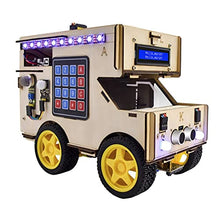 Load image into Gallery viewer, KEYESTUDIO Smart Home RV Robot Car for Arduino, A Mini Camper Van Electrical System/Motorhome/Touring Carvan Model for Learning Programing, Home Automation, STEM &amp; Creativity
