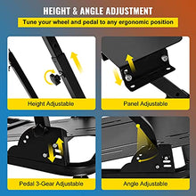 Load image into Gallery viewer, VEVOR G920 Racing Steering Wheel Stand Shifter Mount fit for Logitech G27 G25 G29 Gaming Wheel Stand Wheel Pedals NOT Included Racing Wheel Stand

