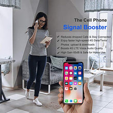 Load image into Gallery viewer, AT&amp;T Cell Phone Signal Booster Cricket T-Mobile Cell Booster ATT Booster 4G LTE Band 12/17 700mhz Cell Phone Booster Repeater Home ATT Cell Signal Booster Amplifier Yagi Antenna Kit Boosts Data/Calls
