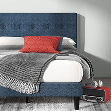 Load image into Gallery viewer, ZINUS Omkaram Upholstered Platform Bed Frame / Mattress Foundation / Wood Slat Support / No Box Spring Needed / Easy Assembly, Queen
