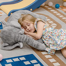 Load image into Gallery viewer, Stuffed Elephant Plush Animal Toy 24 INCH+ 9.8 INCH(2PC)
