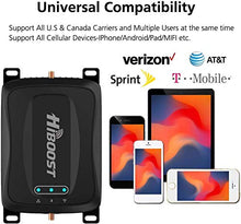 Load image into Gallery viewer, HiBoost Cell Signal Booster for RV, SUV, Vehicle, Van, Compatible All US Carriers- AT&amp;T Sprint Verizon T-Mobile 2G 3G 4G LTE Cell Phone Booster
