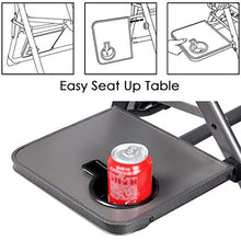 Load image into Gallery viewer, EVER ADVANCED Oversize XL Zero Gravity Recliner Padded Patio Lounger Chair with Adjustable Headrest Support 350lbs, Green
