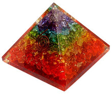 Load image into Gallery viewer, Energy Generator Orgone Pyramid for Emf Protection &amp; Healing- meditation orgonite pyramids/crystal chakra
